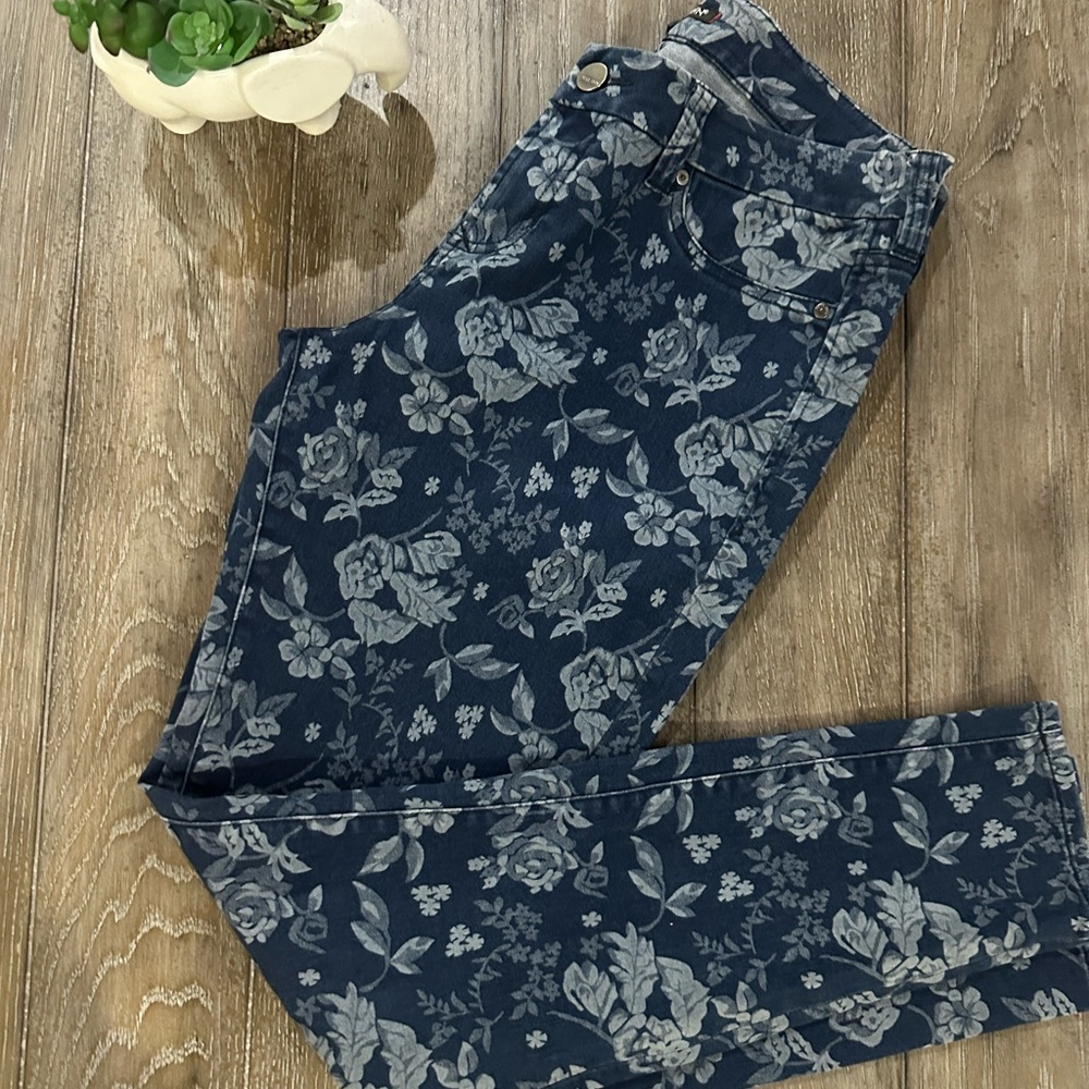 Dear John Blue Mini Pencil Jeggings for Casual Wear - Picture 1 of 13